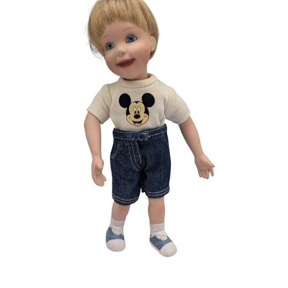 Ashton Drake Galleries "A Hug For Mickey" Doll Porcelain Boy Doll Only NO MICKEY - Picture 7 of 9